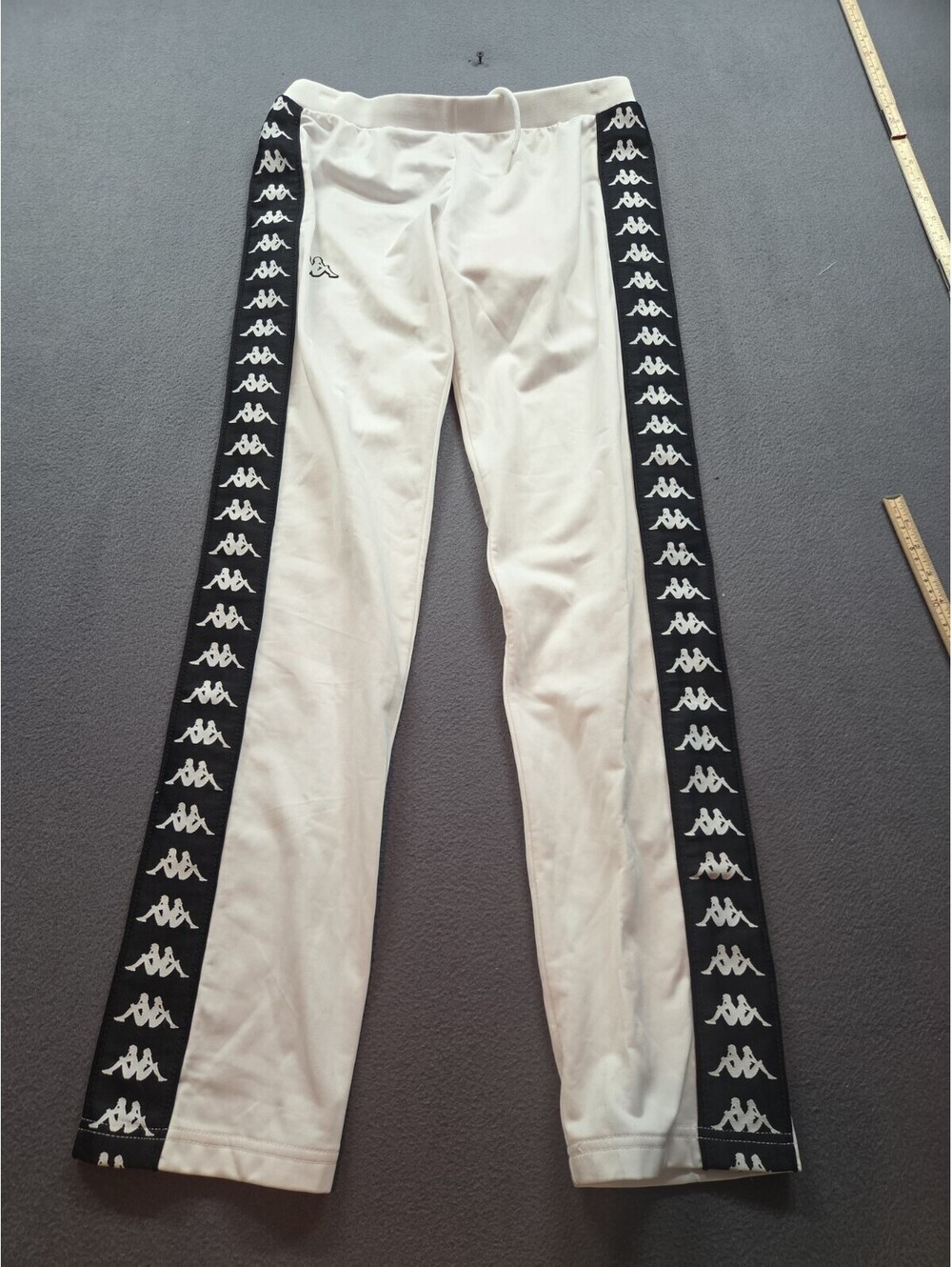 women's white sweat pants by Kappa size XS